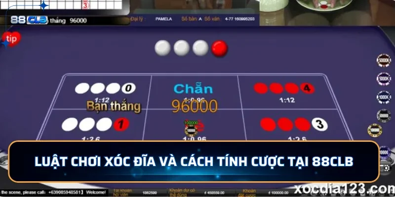 Xóc Đĩa 88CLB: Game Đổi Thưởng Hấp Dẫn,Chơi Dễ Chơi Dễ Thắng 3 Luật chơi xóc đĩa và cách tính cược tại 88CLB